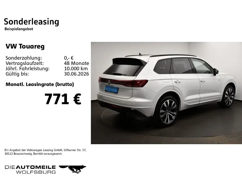 Gebraucht VW Touareg R-line 286 PS (210 kW) 2025 Oryxweiß perlmutteffekt (metallic) SUV