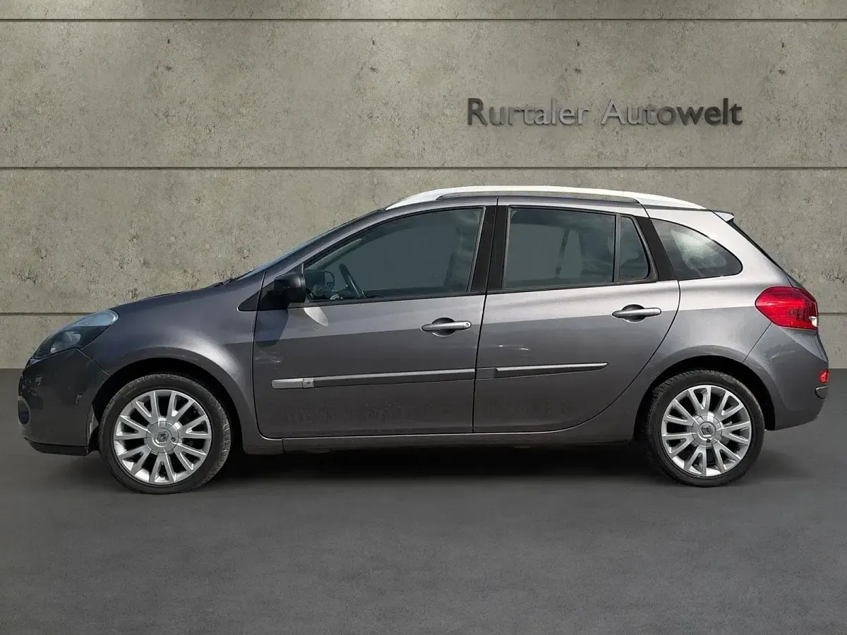 Gebraucht Renault Clio GrandTour Luxe 101 PS (74 kW) 2010 Grau Kombi