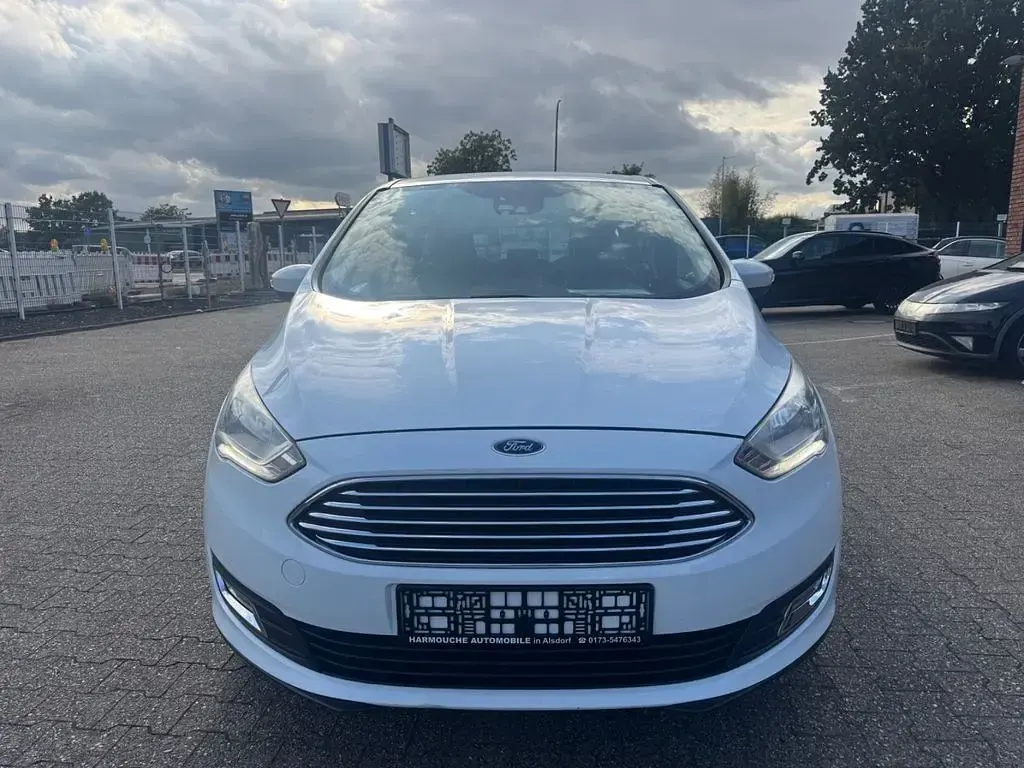 Gebraucht Ford C-MAX Titanium 120 PS (88 kW) 2018 Weiß Van / Kleinbus