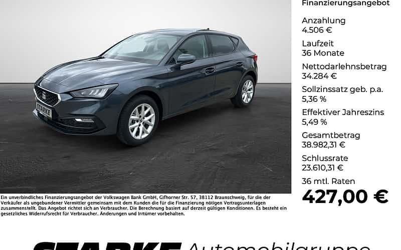 Grau Neu 2025 Seat Leon Limousine | 38.790 € - Bild 1/4