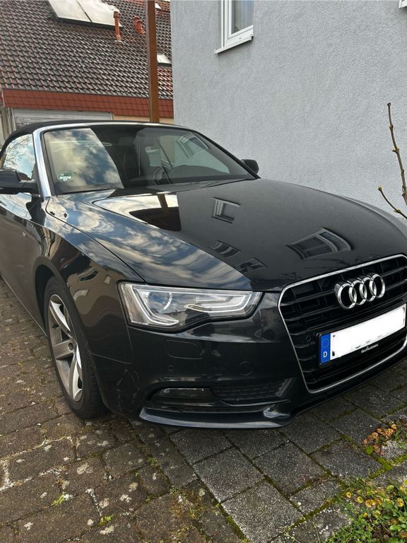Schwarz Gebraucht 2012 Audi A5 Cabriolet S-Line Cabrio | 12.499 € (Guter Preis) - Bild 1/4