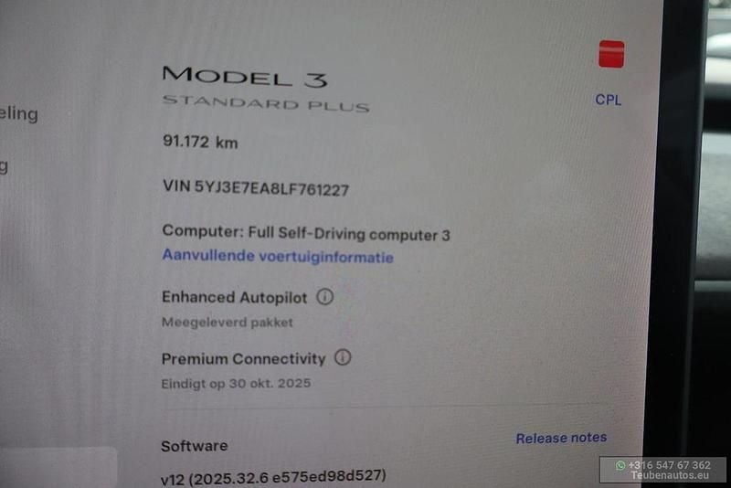 Gebraucht Tesla Model 3 Standard Range 175 kW (238 PS) 2020 Rot Limousine