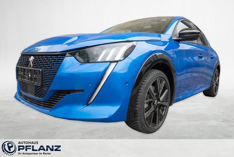 Blau Gebraucht 2021 Peugeot e-208 GTi Kleinwagen | 15.090 € (Fairer Preis) - Bild 1/4