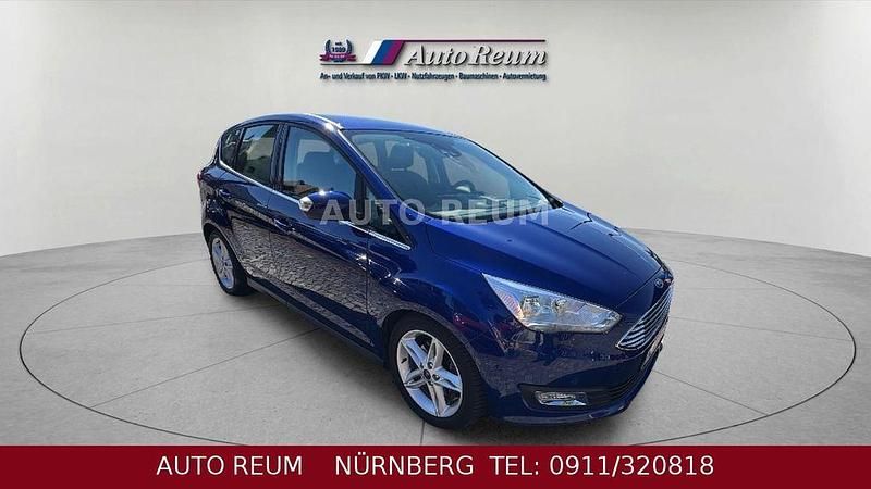 Blau Gebraucht 2017 Ford C-MAX Titanium Van / Kleinbus | 10.990 € (Guter Preis) - Bild 1/4