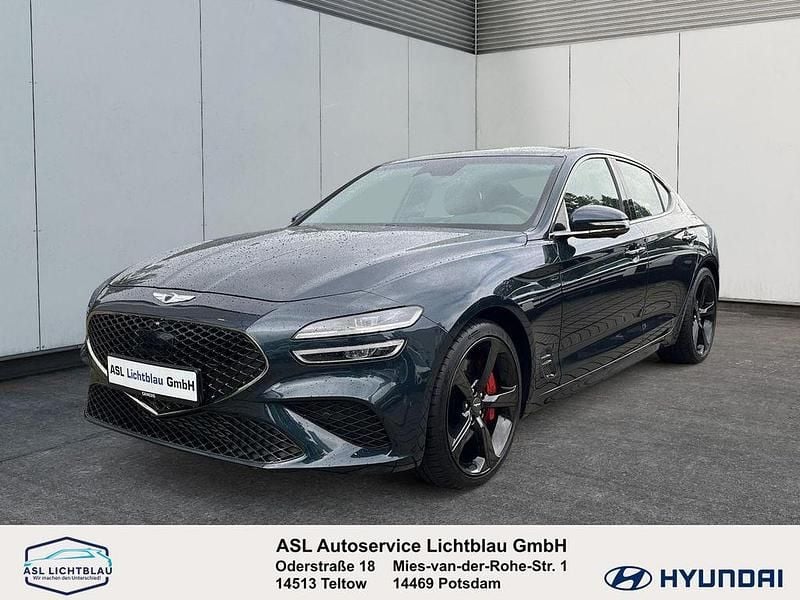Tasman blue Gebraucht 2023 Genesis G70 Sport Limousine | 31.950 € (Superpreis) - Bild 1/4