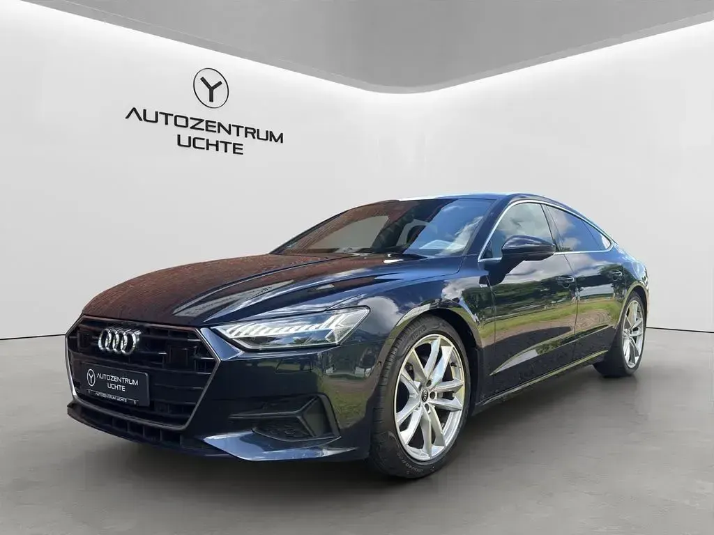 Gebraucht Audi A7 Sportback S-Line 245 PS (180 kW) 2021 Blau Kleinwagen