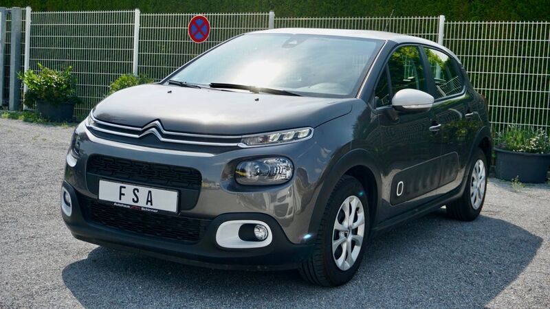 Grau Gebraucht 2019 Citroën C3 Feel Kleinwagen | 9.500 € (Superpreis) - Bild 1/4