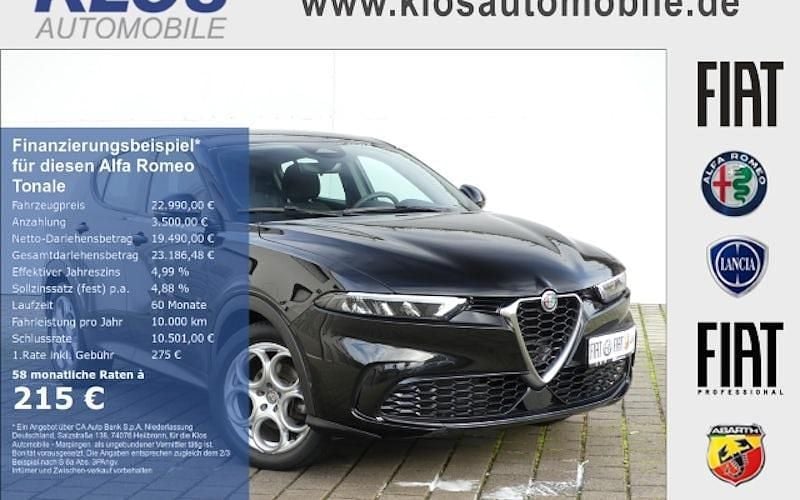 Schwarz Gebraucht 2023 Alfa Romeo Tonale Super SUV | 22.990 € (Guter Preis) - Bild 1/4