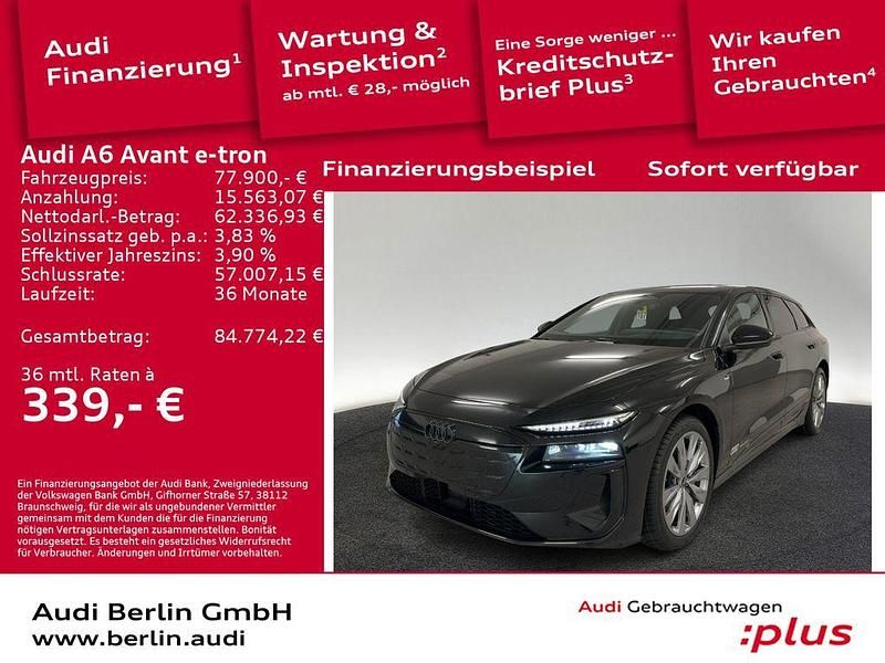 Gebraucht Audi A6 e-tron Performance 314 kW (428 PS) 2025 Mythosschwarz metallic Kombi