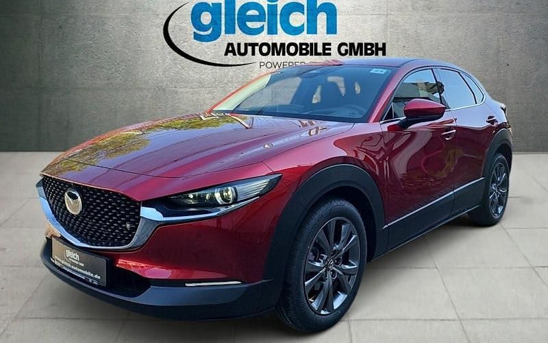 Soul rot metallic Gebraucht 2025 Mazda CX-30 Exclusive-Line SUV | 32.290 € (Fairer Preis) - Bild 1/4
