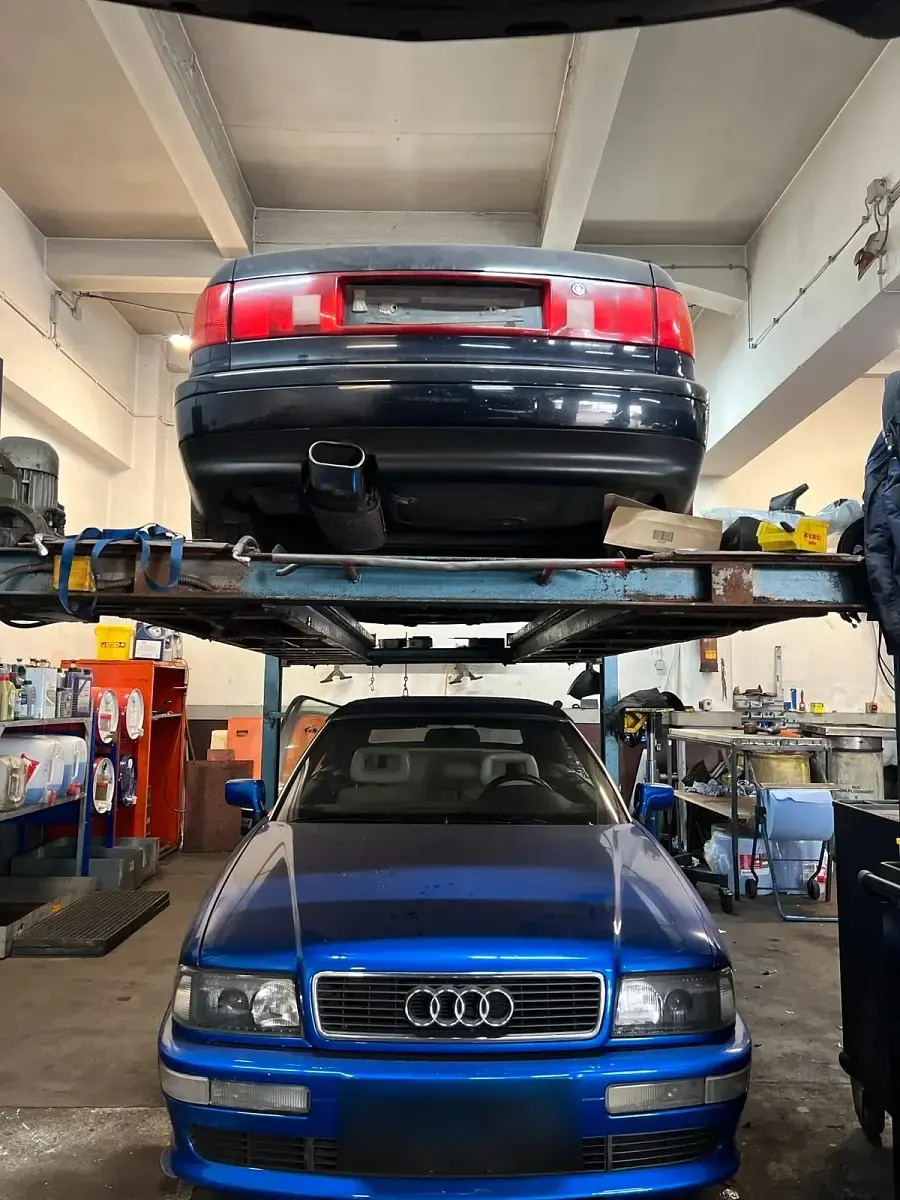 Gebraucht Audi 80 133 PS (97 kW) 1992 Blau Cabrio