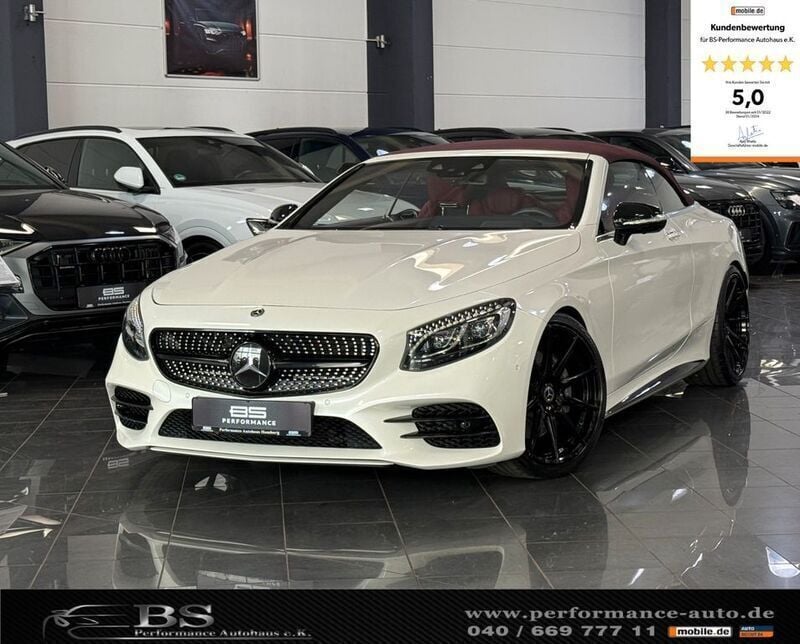 Diamantweiss metalliclack Gebraucht 2018 Mercedes S560 AMG Limousine | 109.990 € - Bild 1/4
