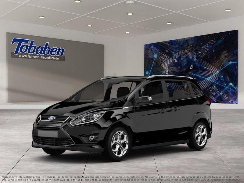 Gebraucht Ford C-MAX Titanium 125 PS (91 kW) 2018 Schwarz Van / Kleinbus