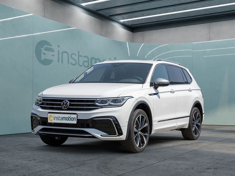 Weiß Gebraucht 2023 VW Tiguan Allspace R-line SUV | 53.334 € - Bild 1/4