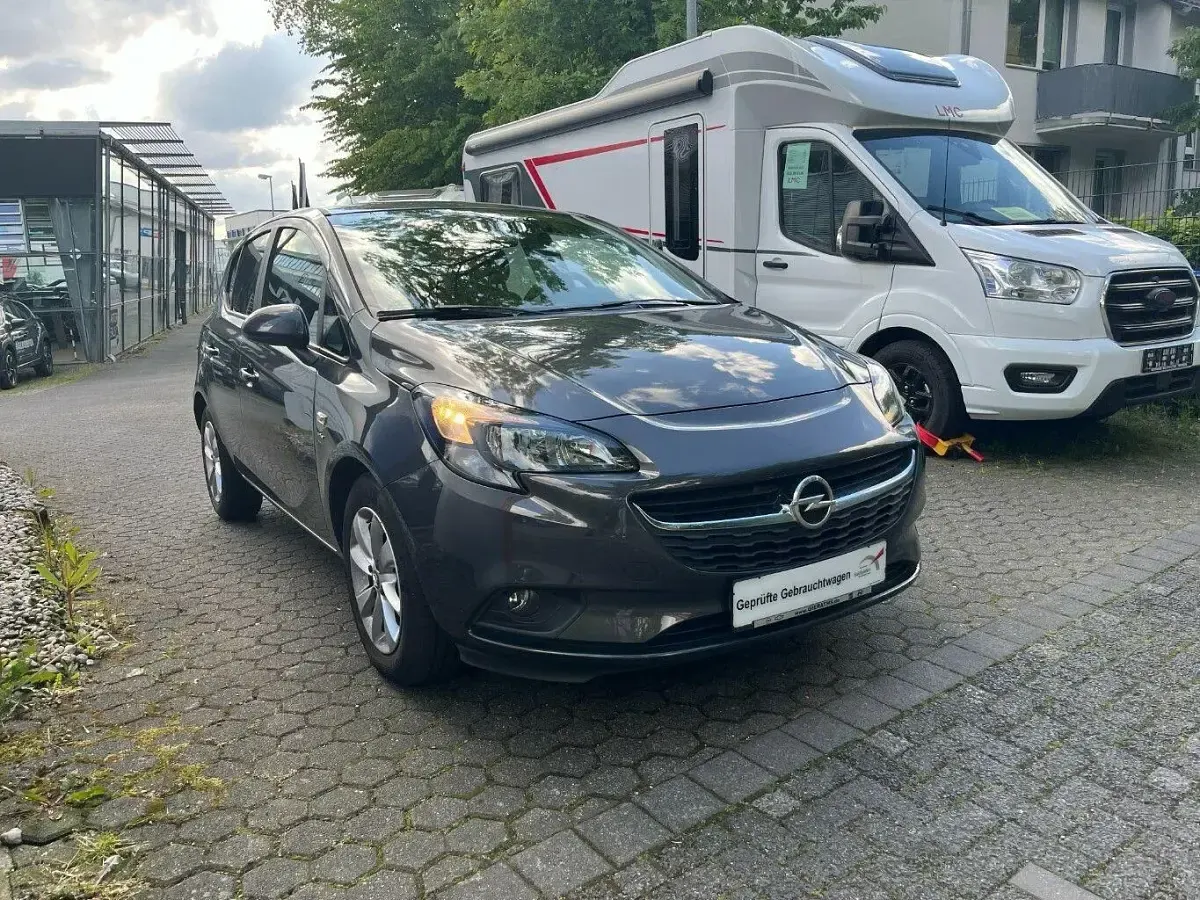 Gebraucht Opel Corsa drive 90 PS (66 kW) 2017 Grau Kleinwagen