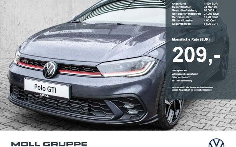 Grau Neu 2025 VW Polo GTI Limousine | 37.999 € (Teuer) - Bild 1/4
