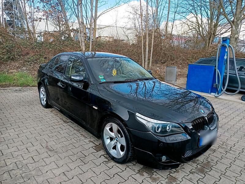 Schwarz Gebraucht 2007 BMW 520 M Sport Limousine | 3.600 € (Superpreis) - Bild 1/4