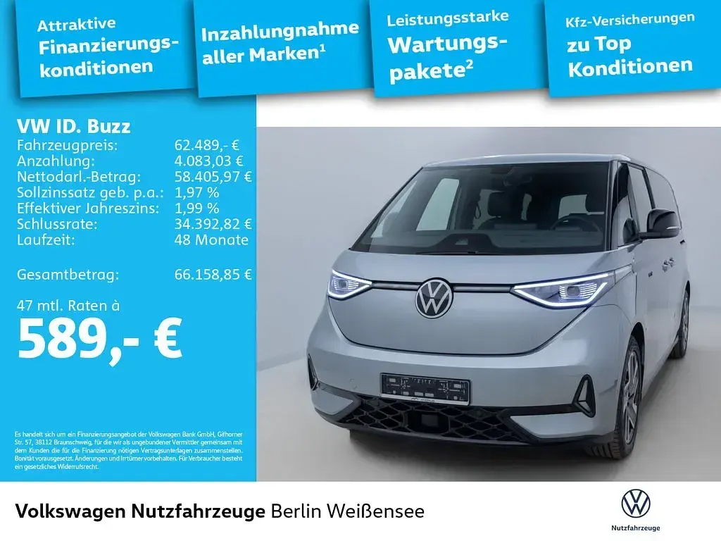 Gebraucht VW ID. Buzz GTX 250 kW (340 PS) 2025 Monosilber metallic Van / Kleinbus