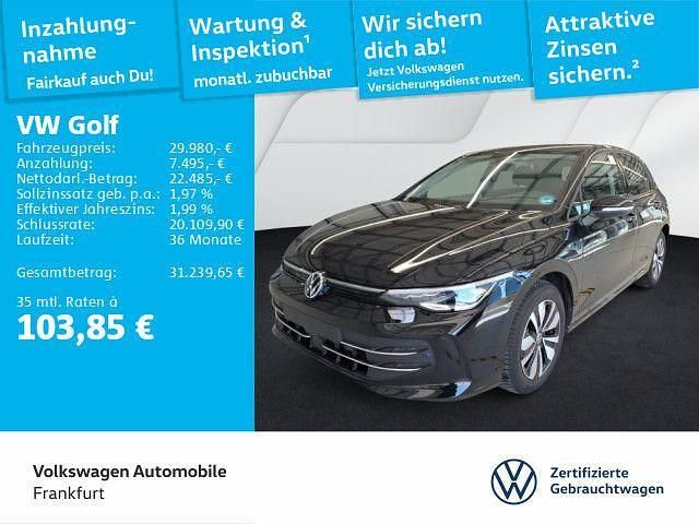 Grenadillschwarz metallic Gebraucht 2025 VW Golf VIII Goal Limousine | 29.980 € (Superpreis) - Bild 1/4