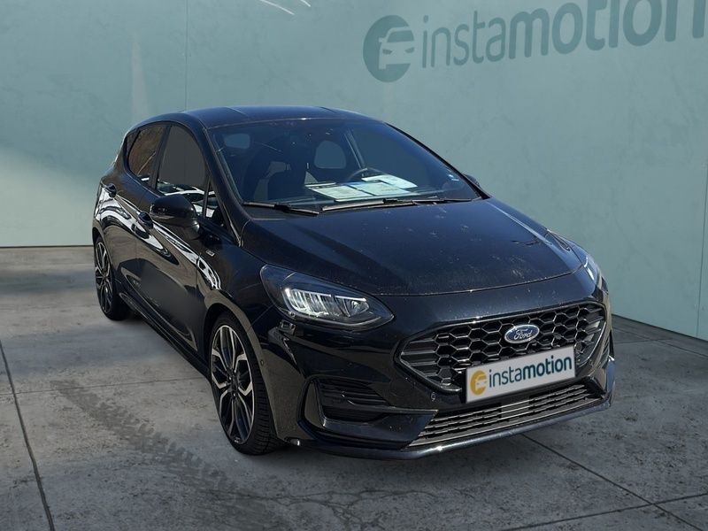 Schwarz Gebraucht 2023 Ford Fiesta ST-Line X Kleinwagen | 23.100 € (Etwas zu teuer) - Bild 1/4