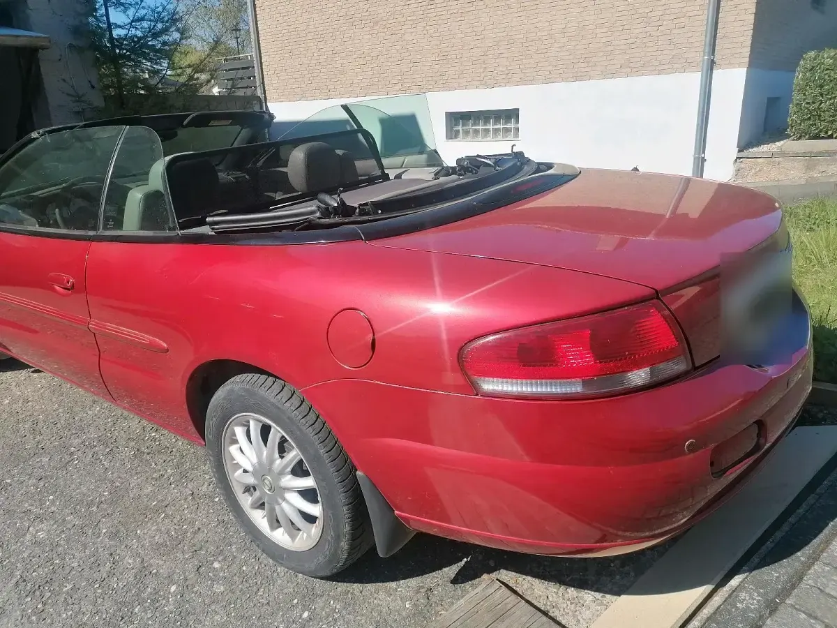 Gebraucht Chrysler Sebring Cabriolet 2003 Rot Cabrio