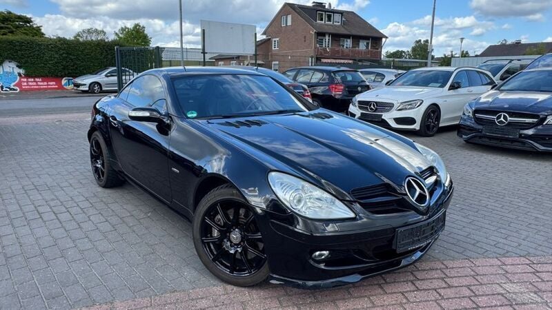 Schwarz Gebraucht 2007 Mercedes SLK350 Edition 1 Cabrio | 10.600 € (Guter Preis) - Bild 1/4