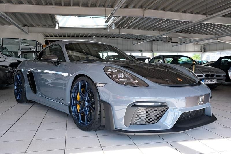 Grau Gebraucht 2022 Porsche Cayman GT4 Coupé | 149.500 € - Bild 1/4