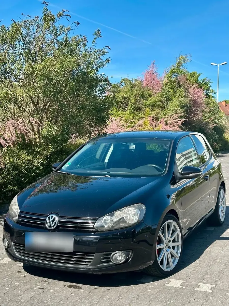 Brugt VW Golf VI Highline 122 HK (89 kW) 2009 Sort Hatchback