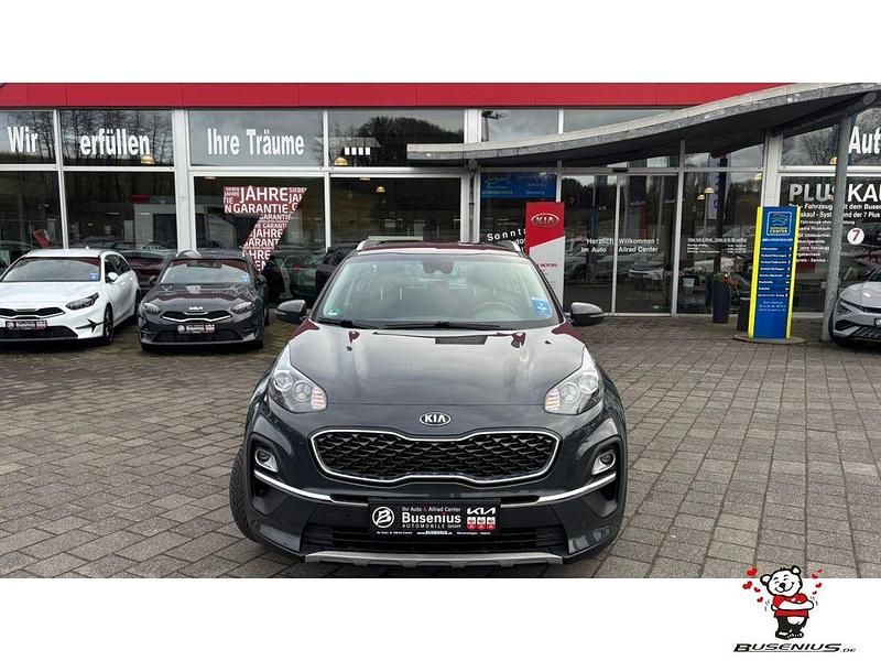 Gebraucht Kia Sportage Vision 177 PS (130 kW) 2021 H8g) pentametal met. (grau SUV