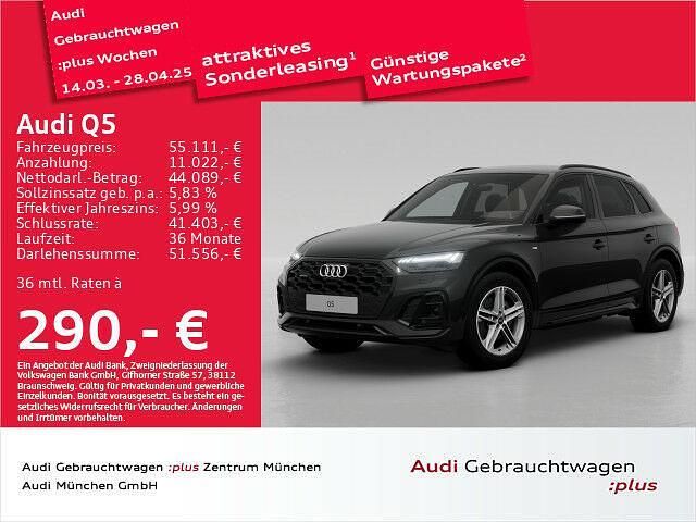 Gebraucht Audi Q5 Ambiente 265 PS (194 kW) 2024 Mythosschwarz metallic SUV