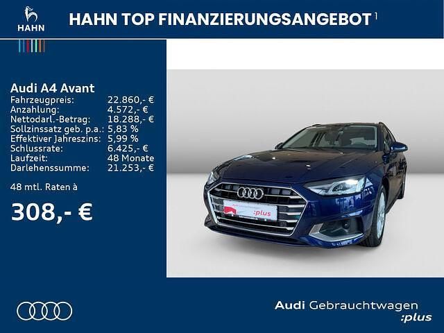 Second-hand Audi A4 204 CP (150 kW) 2021 Albastru Break