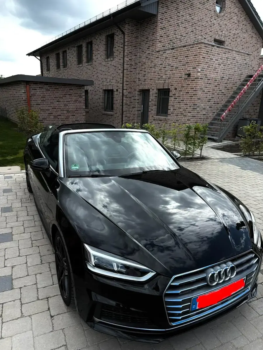 Usata Audi A5 Cabriolet S-Line 190 CV (139 kW) 2019 Nero Cabrio