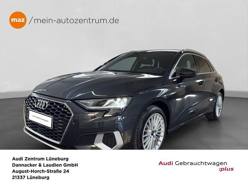 Grau Gebraucht 2024 Audi A3 Sportback Advanced Limousine | 29.970 € (Superpreis) - Bild 1/4