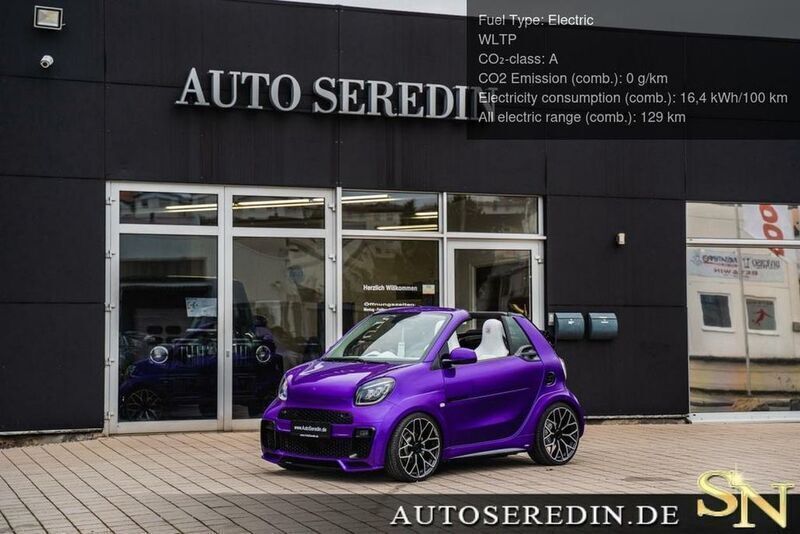 Viola parsifae Gebraucht 2023 Smart ForTwo Electric Drive Brabus Cabrio | 64.259 € - Bild 1/3