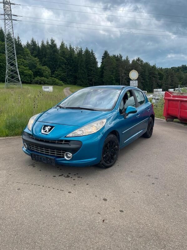 Blau Gebraucht 2007 Peugeot 207 Kleinwagen | 1.350 € (Guter Preis) - Bild 1/4