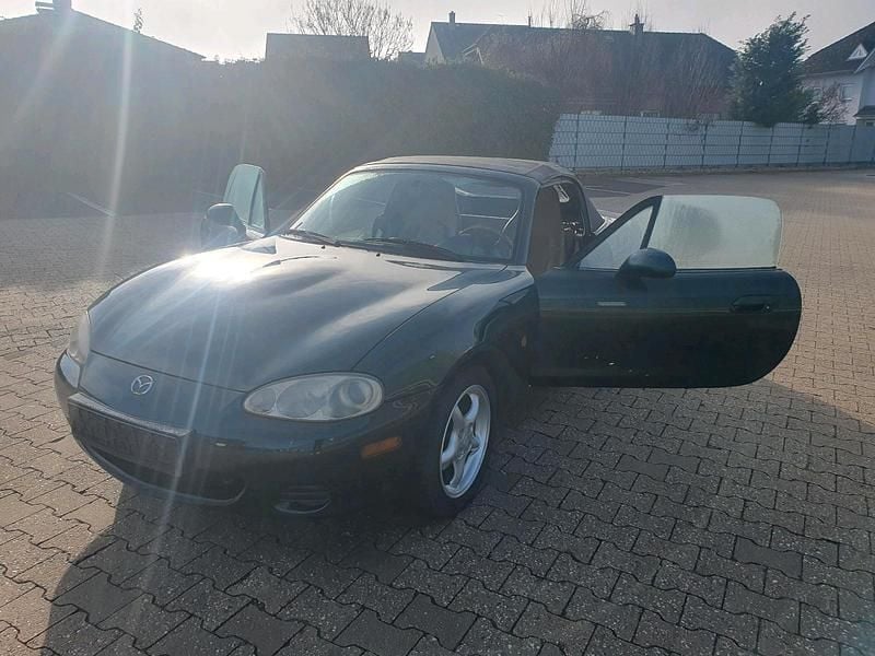 Gebraucht Mazda MX5 110 PS (80 kW) 2001 Grün Cabrio