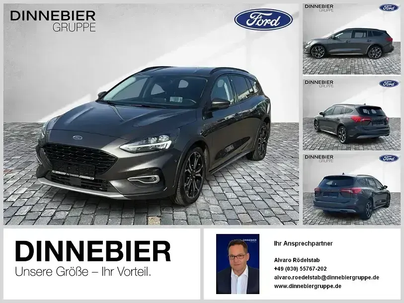 Brugt Ford Focus Active 150 HK (110 kW) 2019 Grå Stationcar