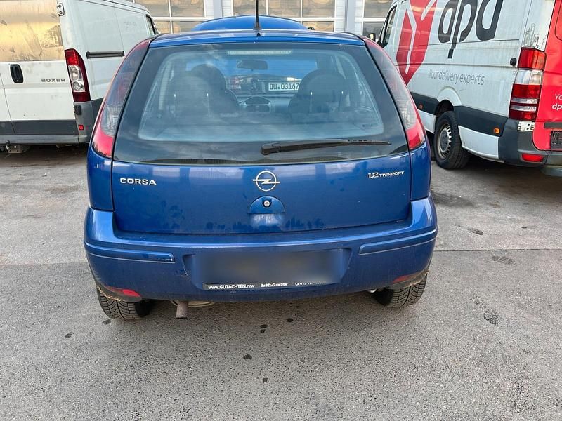 Blau Gebraucht 2003 Opel Corsa Kleinwagen | 350 € (Superpreis) - Bild 1/4