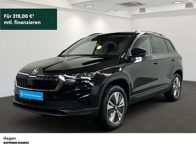 Schwarz Gebraucht 2023 Skoda Karoq Selection SUV | 34.950 € (Fairer Preis) - Bild 1/4