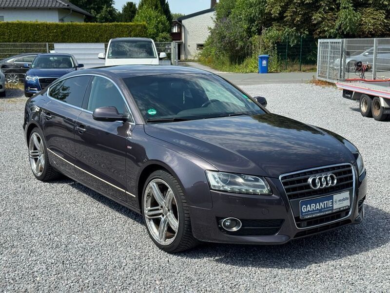 Grau Gebraucht 2010 Audi A5 Sportback Comfort Limousine | 7.399 € (Guter Preis) - Bild 1/2