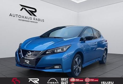 Gebraucht Nissan Leaf Tekna 160 kW (218 PS) 2021 Blue metallic/dach black metallic (metallic) Kleinwagen