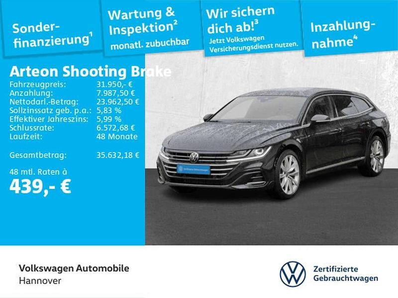 Deep black perleffekt Gebraucht 2023 VW Arteon R-line Kombi | 31.950 € (Fairer Preis) - Bild 1/3