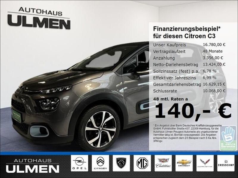 Grau Gebraucht 2023 Citroën C3 PureTech Kleinwagen | 16.780 € (Fairer Preis) - Bild 1/4
