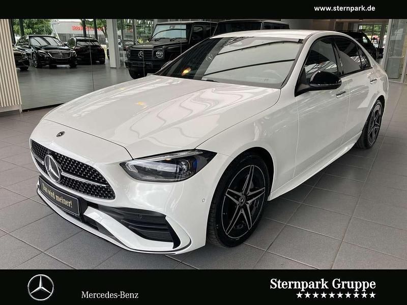 Unilack polarweiß Gebraucht 2024 Mercedes C300 AMG Limousine | 46.950 € (Fairer Preis) - Bild 1/4
