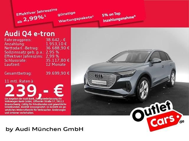 Gebraucht Audi Q4 e-tron S-Line 219 kW (299 PS) 2023 Blau SUV