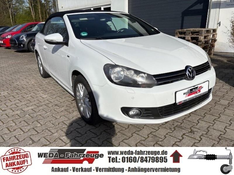 Gebraucht VW Golf Cabriolet Life 160 PS (117 kW) 2013 Weiß Cabrio