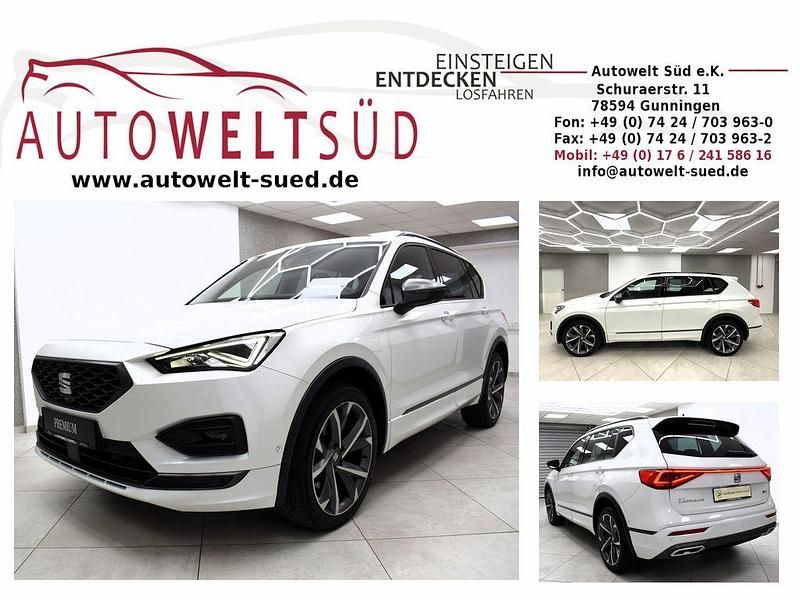 Oryxweiß metallic Gebraucht 2021 Seat Tarraco FR-Line SUV | 35.700 € (Etwas zu teuer) - Bild 1/4