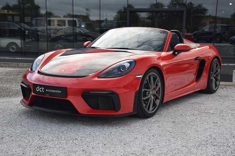Rot Gebraucht 2020 Porsche 718 Spyder Cabrio | 92.900 € (Guter Preis) - Bild 1/4