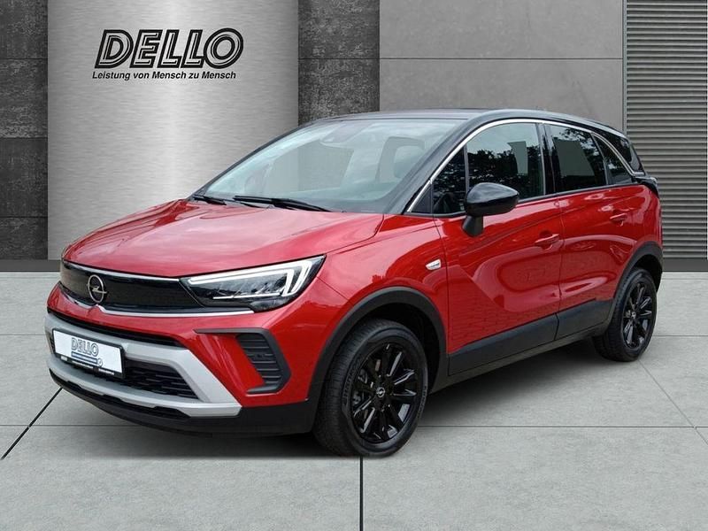 Chili rot/kardio rot Gebraucht 2021 Opel Crossland Elegance SUV | 16.498 € (Fairer Preis) - Bild 1/4