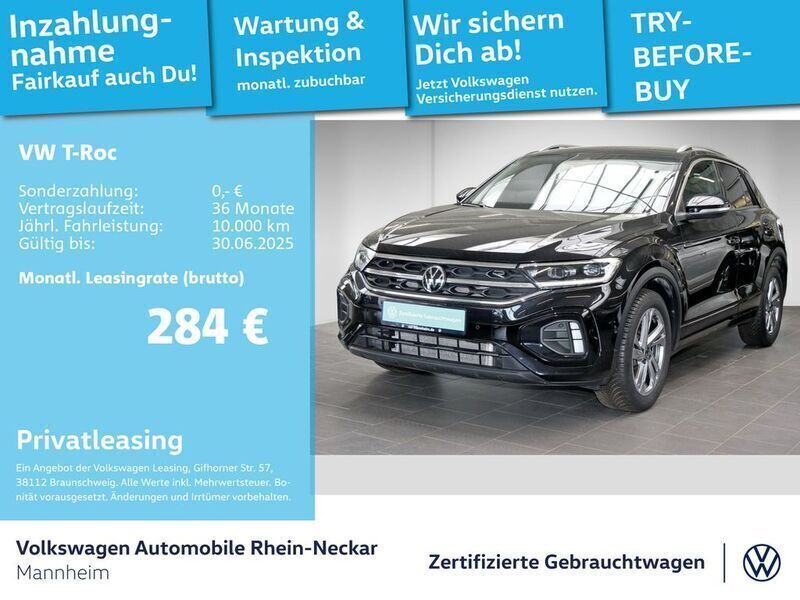 Deep black perleffekt Gebraucht 2024 VW T-Roc R-line SUV | 30.992 € (Fairer Preis) - Bild 1/2